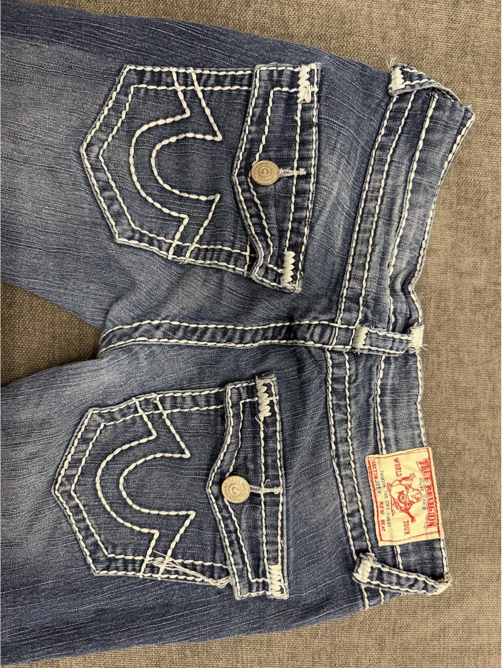True Religion Brand Jeans Men's Size 30 Made in USA Blue Denim